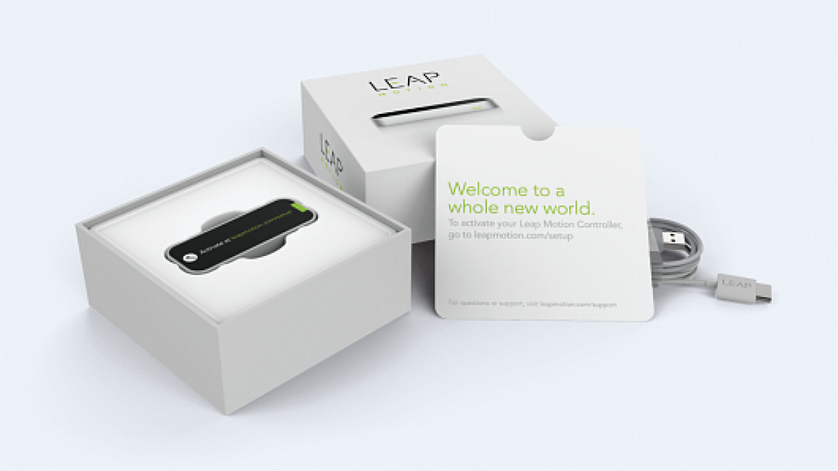 LEAP MOTION センサー 本体 + USBケーブル + マニュアル